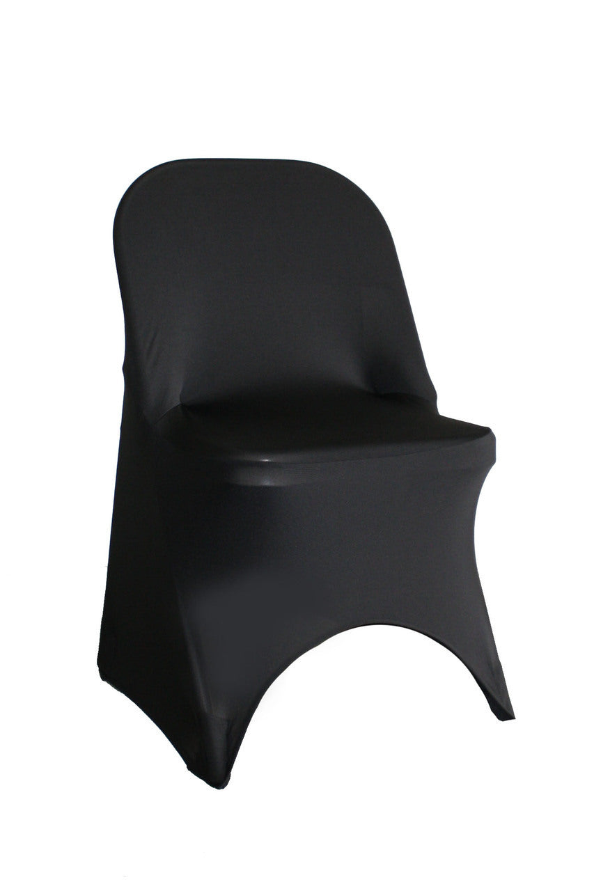 Stretch Spandex Folding Chair Cover Black