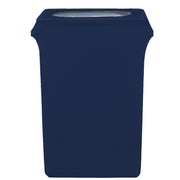 23 Gallon Spandex Slim Jim Narrow Trash Can Cover Royal Blue