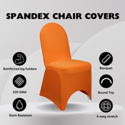 Spandex Banquet Chair Cover Orange