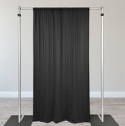 Stretch Spandex 10ft x 60" Drape/Backdrop Black