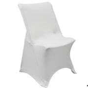 Stretch Spandex Lifetime Folding Chair Cover White