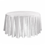 120 Inch Round Royal Velvet Tablecloth White